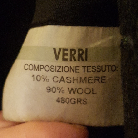 Men's luxury wool long coat Verri - Picture 8 of 9